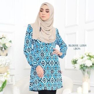 LORA MUSLIMAH BLOUSE  LABUH IRONLESS NURSING FRIENDLY 