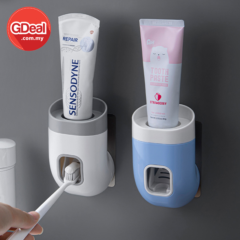 GDeal Wall Mounted Automatic Hygienic Toothpaste Dispenser Squeezing ...