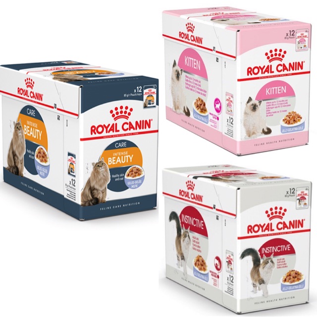 Royal Canin Cat Wet Pouch 85g x 12Pack (1 BOX) Shopee Malaysia