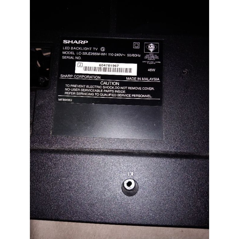 power board tv sharp lc32le265m