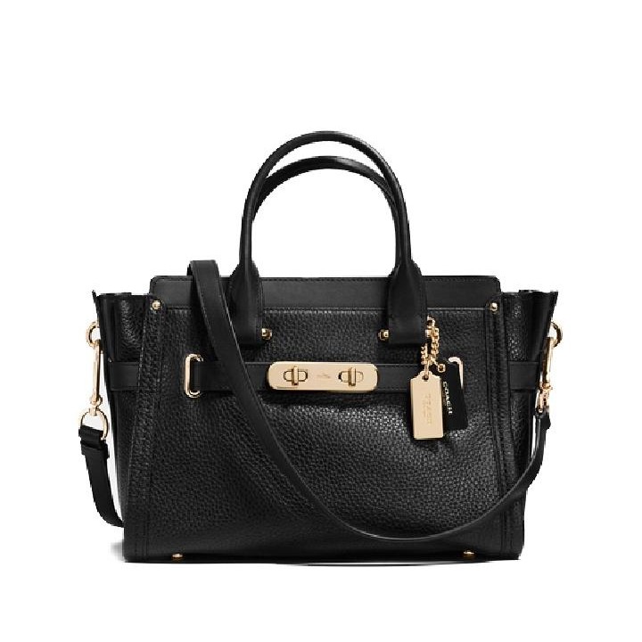 coach swagger 20 black