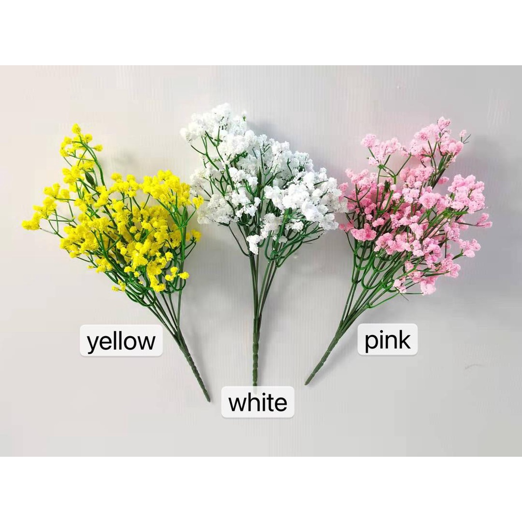 (FFL-439) 7 PCS HIASAN BUNGA  Gypsophila X 5 KUNTUM BUNGA / FLOWER Gypsophila/BOUQUET/HANTARAN