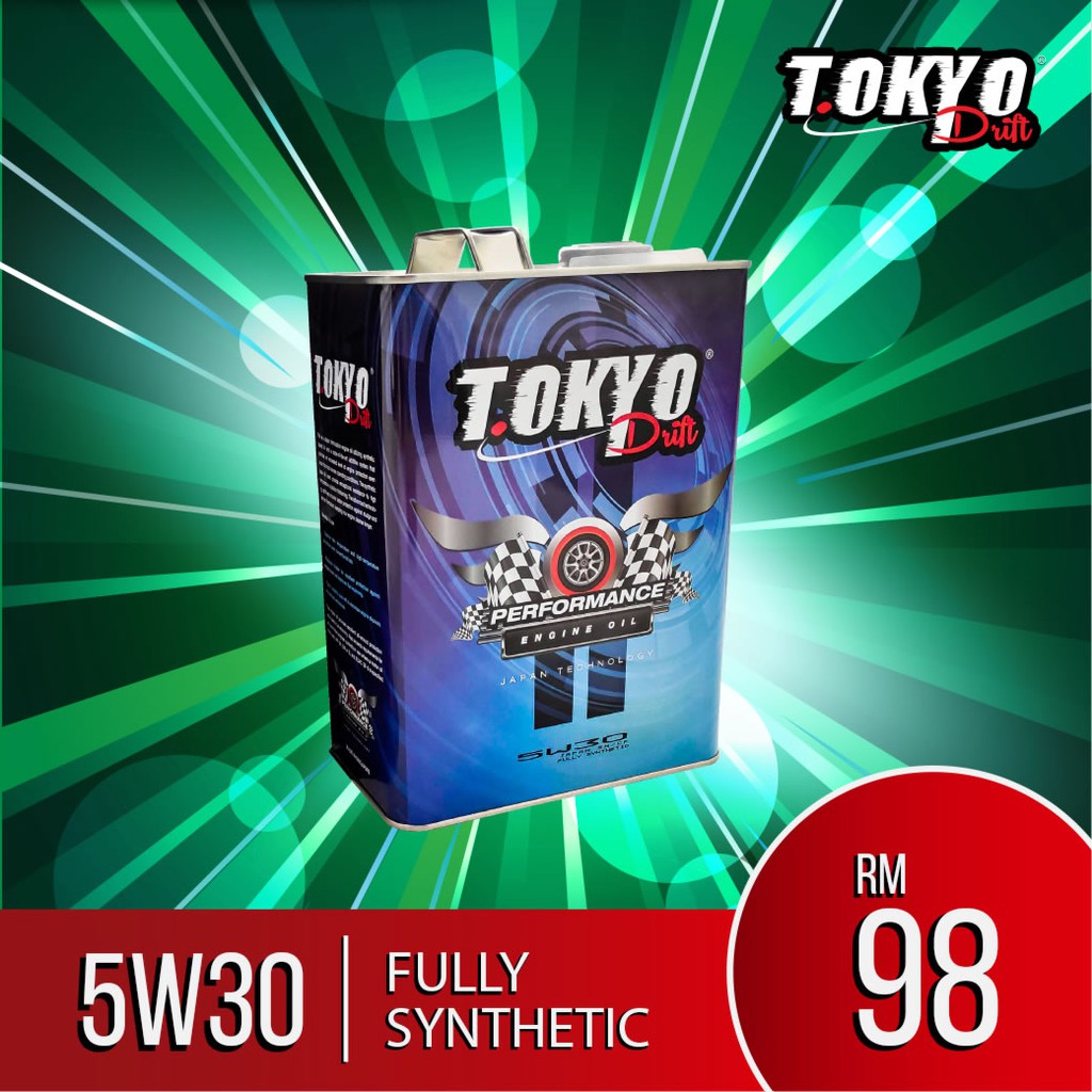 Tokyo Drift 5W30 Fully Synthetic High Performance Engine 