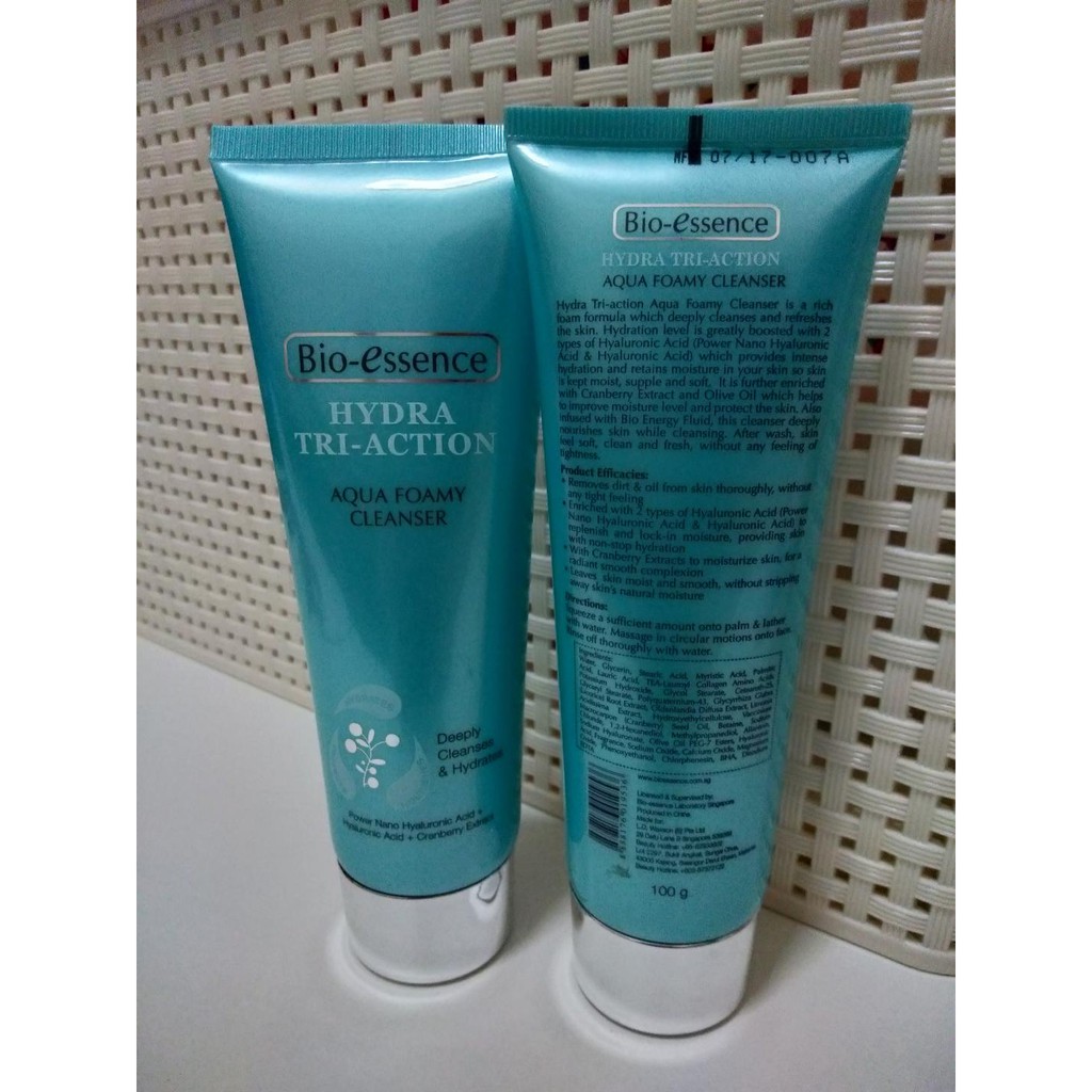 bio essence hydra tri action cleanser