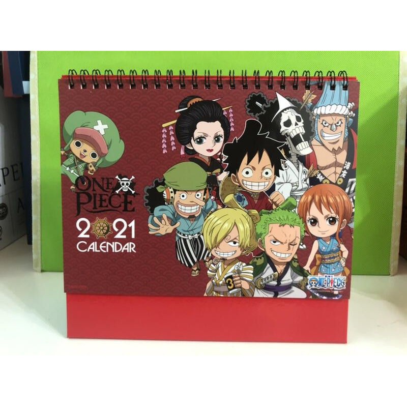 One Piece Year 21 Table Calendar Year 21 Note Book Shopee Malaysia