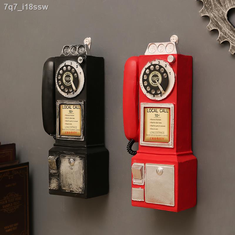 barang dalam stok☄✘Hiasan telefon retro vintage Model simulasi 