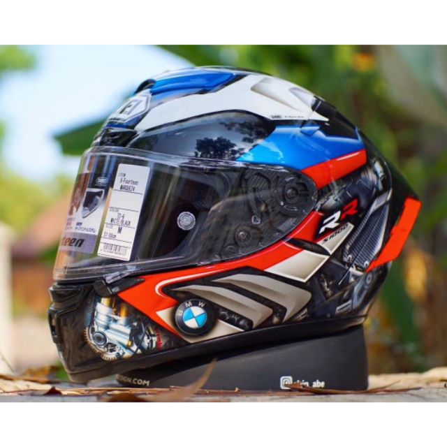 New design!! SHOEI BMW S1000RR Motorcycle Sport Riding Full Face Helmet | Shopee Malaysia