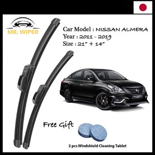 Nissan Almera Car Windshield Wiper Blade 21 14 Bosch Advantage Ba2114 Shopee Malaysia