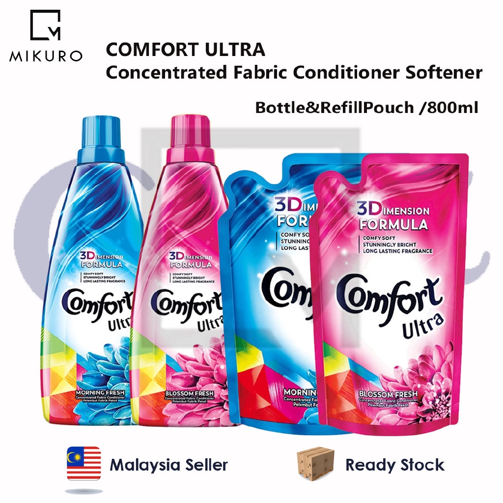 COMFORT ULTRA Concentrated Fabric Conditioner Softener Refill Pouch ...