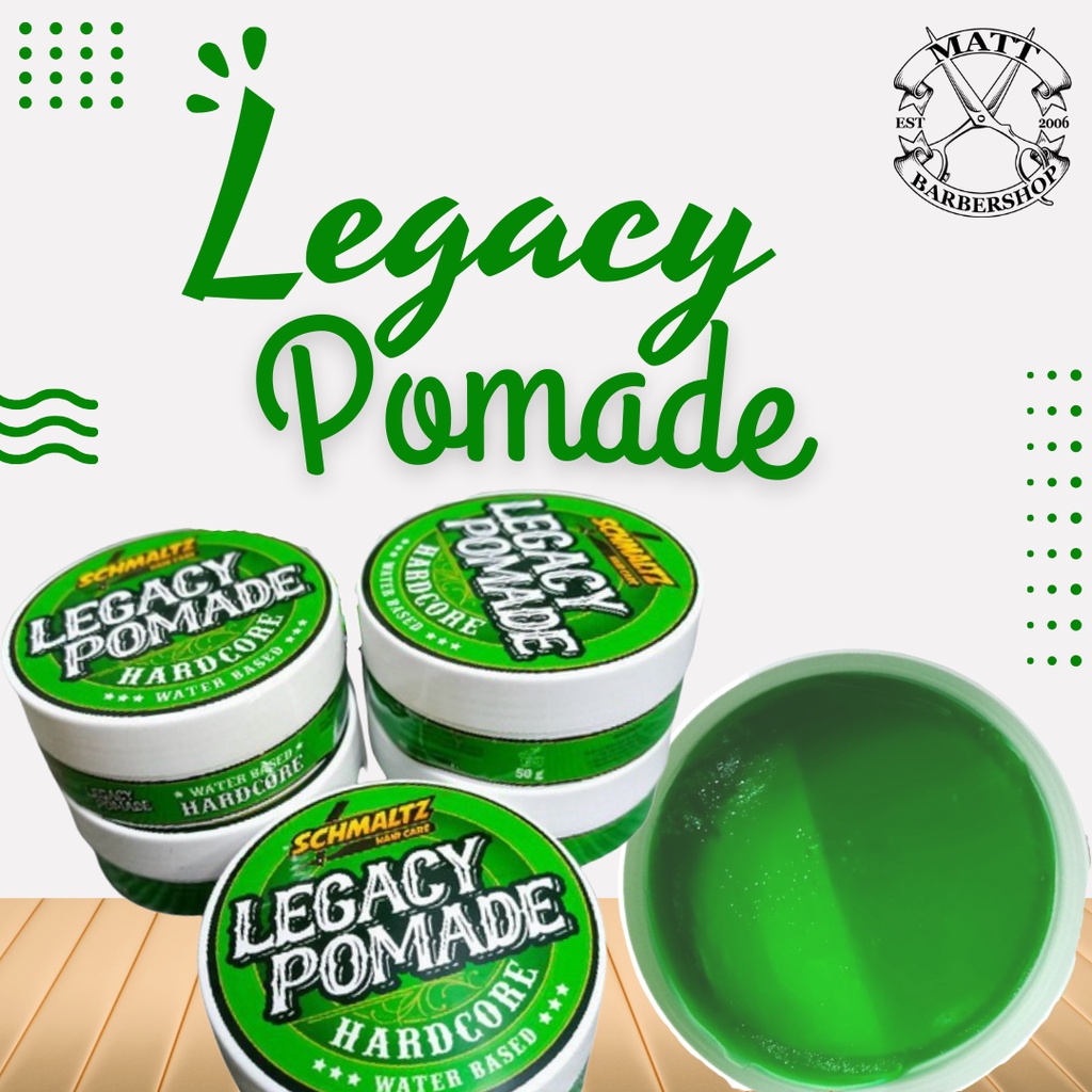 POMADE RAMBUT LEGACY POMADE (WATER BASED) Hair Men Styling 50g