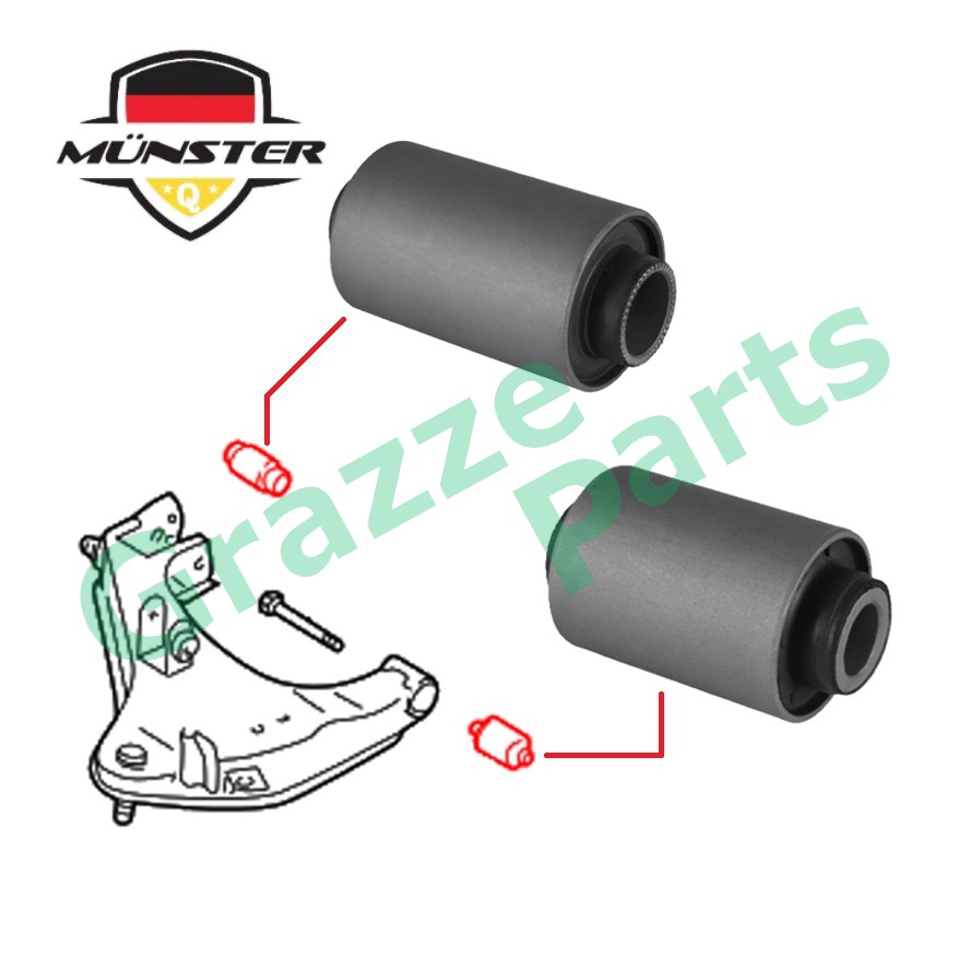(1pc) Münster Front Lower Control Arm Bush ( Big / Small ) for Nissan