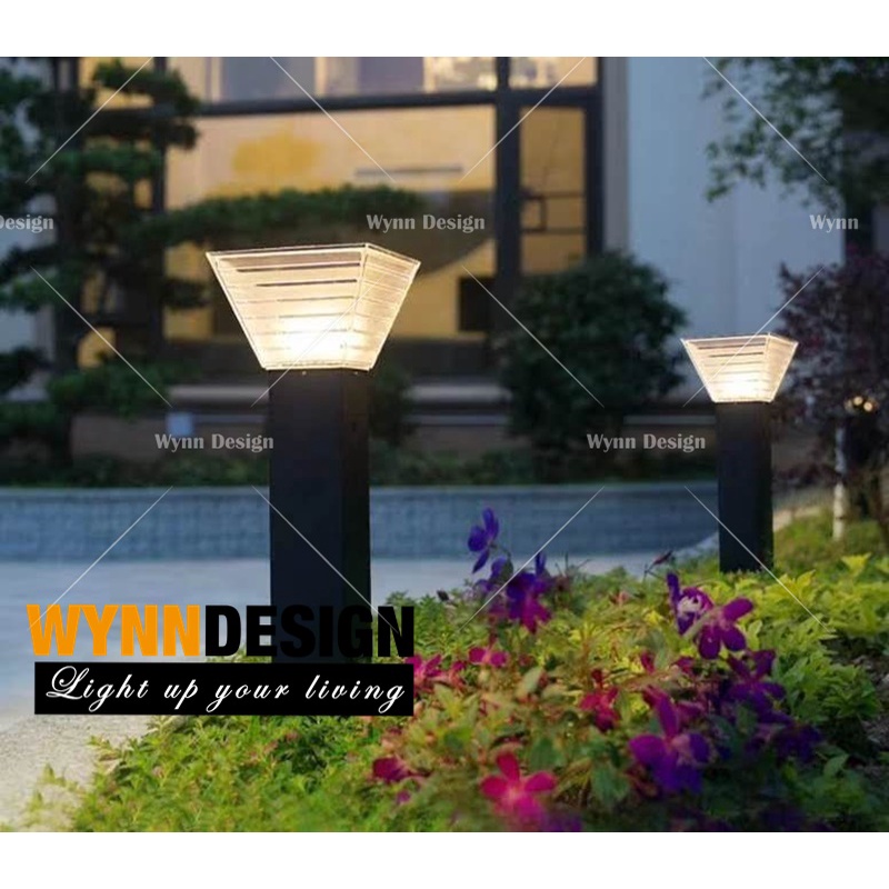 Wynn Design 30w Solar Bollard 60CM Outdoor Solar Lamp Landscape Lighting Lampu Solar garden Light Walkway Solar(AI-60CM)