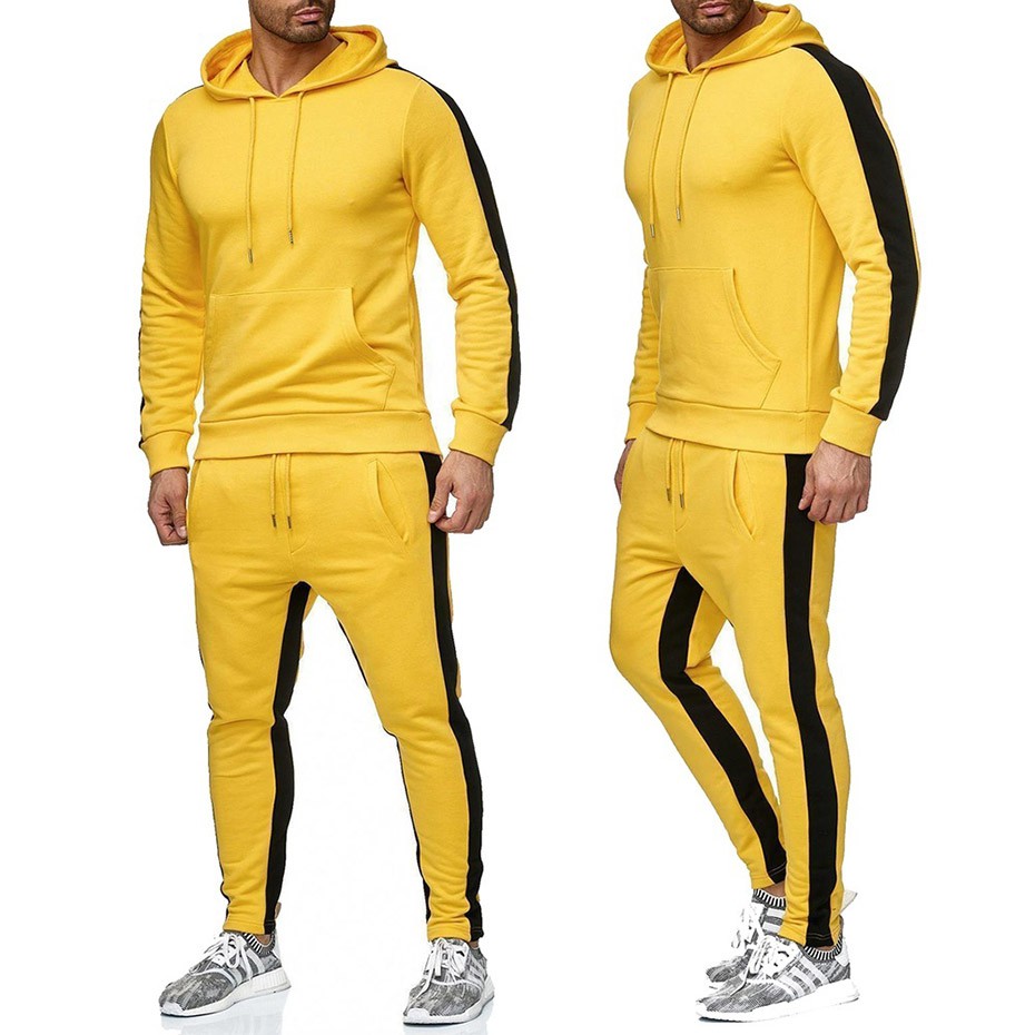 mens joggers and hoodie set