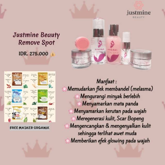 cream justmine remove spot