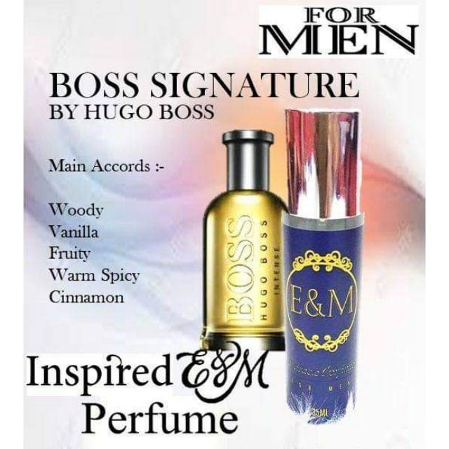 hugo boss signature parfum