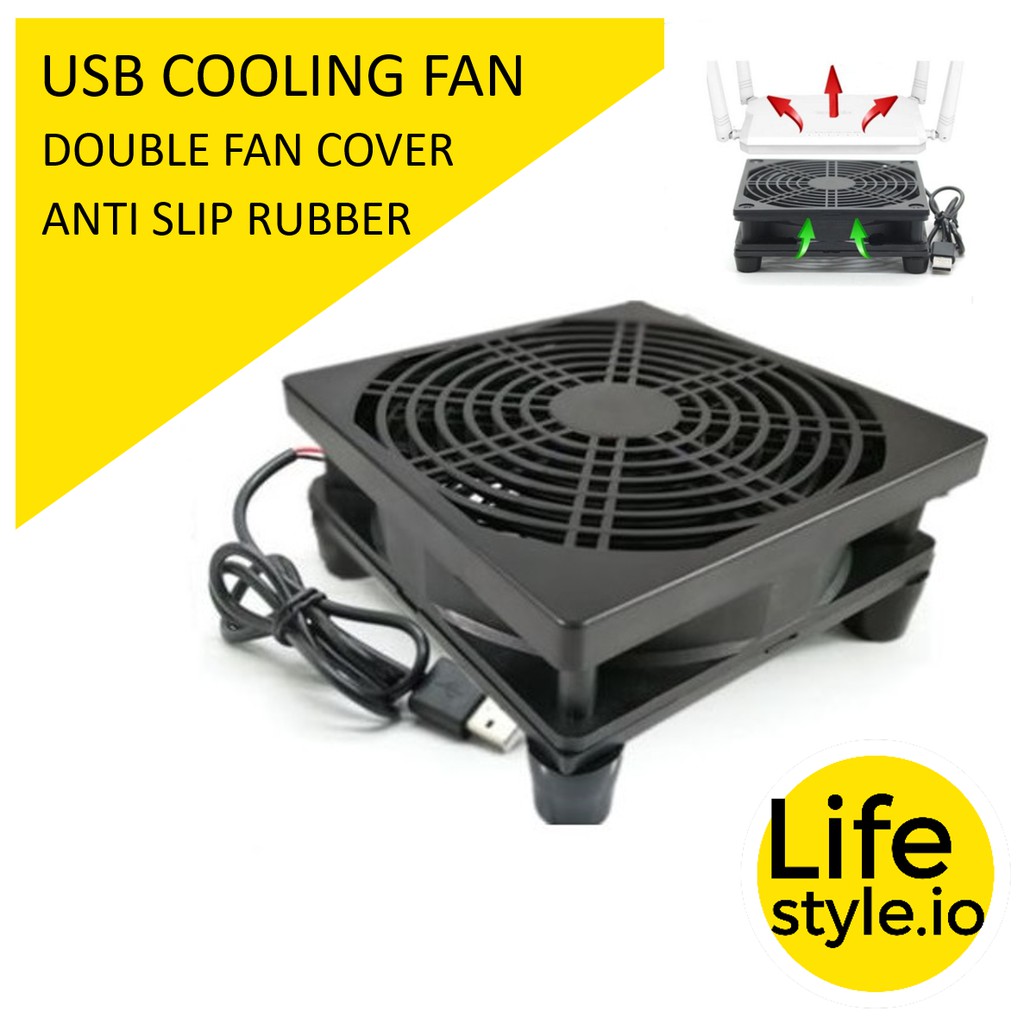 12CM Cooling Fan Rack for TV Android Box PC CPU Laptop Router Wifi