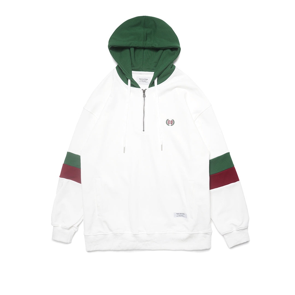 HIGH CULTURED® Golden Era Sleeve Block Hoodie Sweater - 212