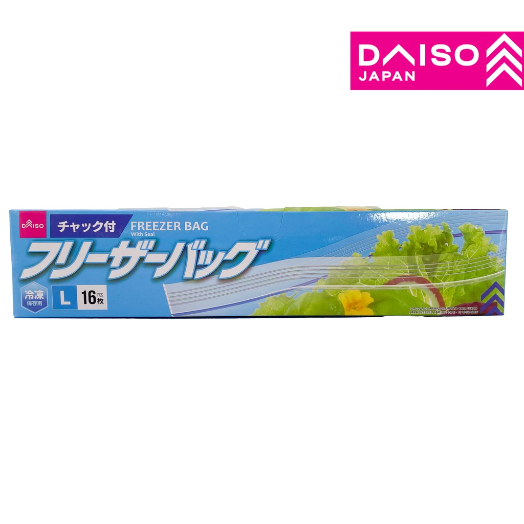 DAISO Freezer Bag With Seal S/M/L Shopee Malaysia