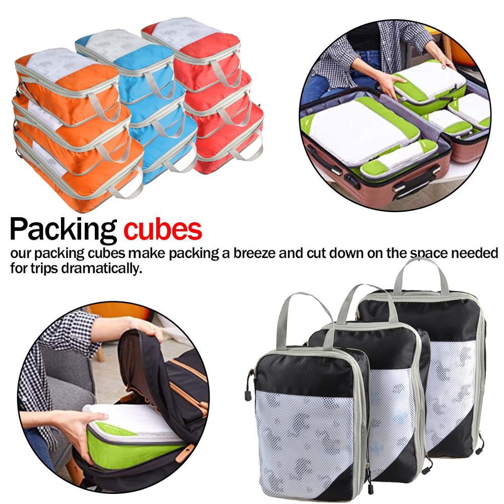 travel compression packing cubes