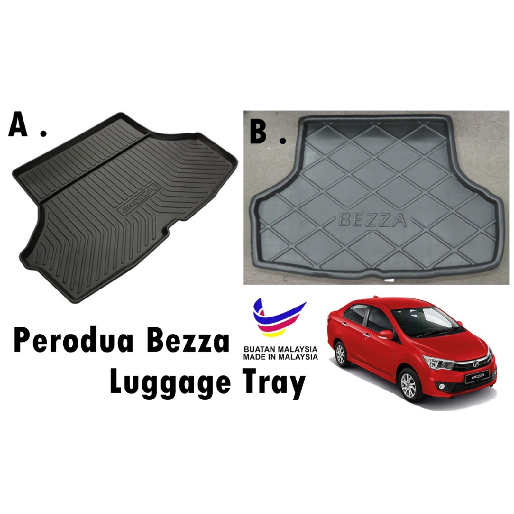 Perodua Bezza Boot Tray/Luggage Tray/Cargo Tray Shopee Malaysia