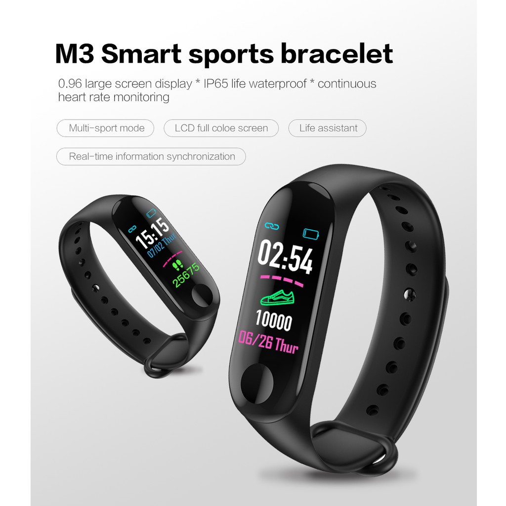 m3 smart band with heart