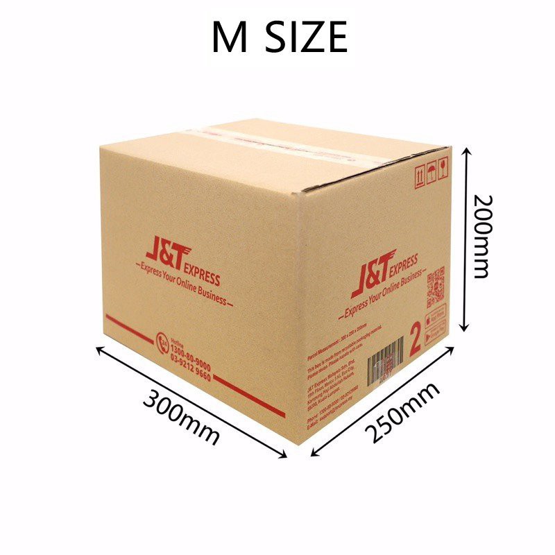 4nll CARTON BOX / PAPER BOX- Size S/M/L/XL Strong Carton Box Courier Box Kotak Keras Packagin..