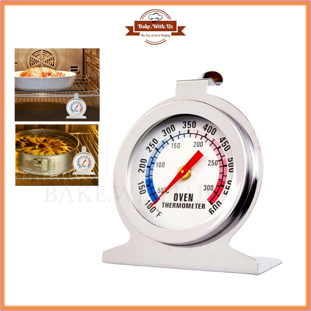 Oven Thermometer Stainless Steel / Stand Up Dial Oven Thermometer
