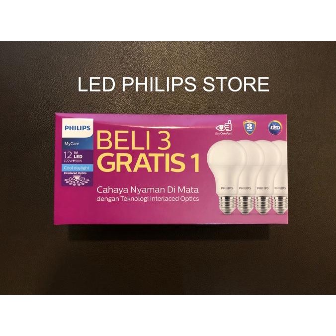 Philips 12Watt LED Lights, 12W, 12 Watts, 12W (1 Package Contents 4PCS ...