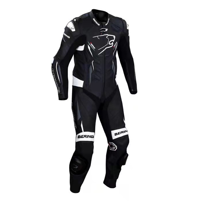 Bering Racing Suit - Combination Ultimat-r (ce) Bk Wh Man Riding Gear 