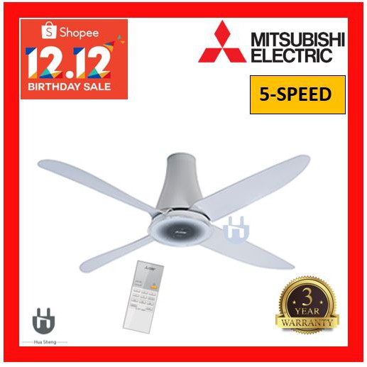 Mitsubishi 4 Blade Ceiling Fan Remote Control 5 Speed C56 Rw4