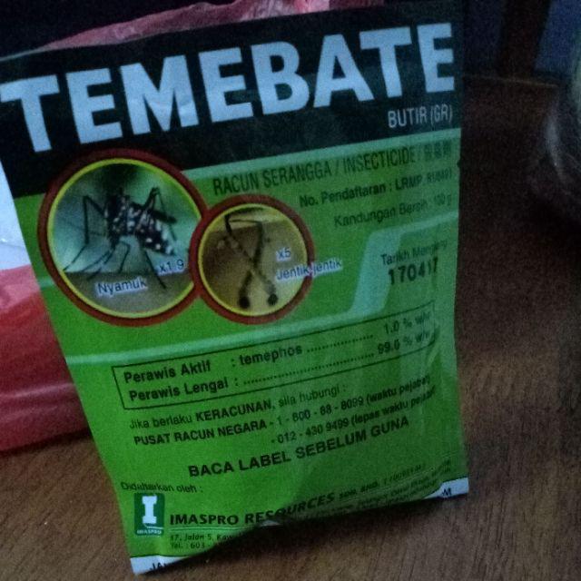 TEMEBATE Racun Serangga Ubat Jentik-Jentik (100g)  Shopee 