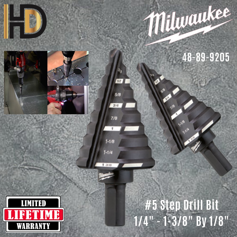 Milwaukee 48-89-9205 Step Bit #5 1/4-1-3/8 