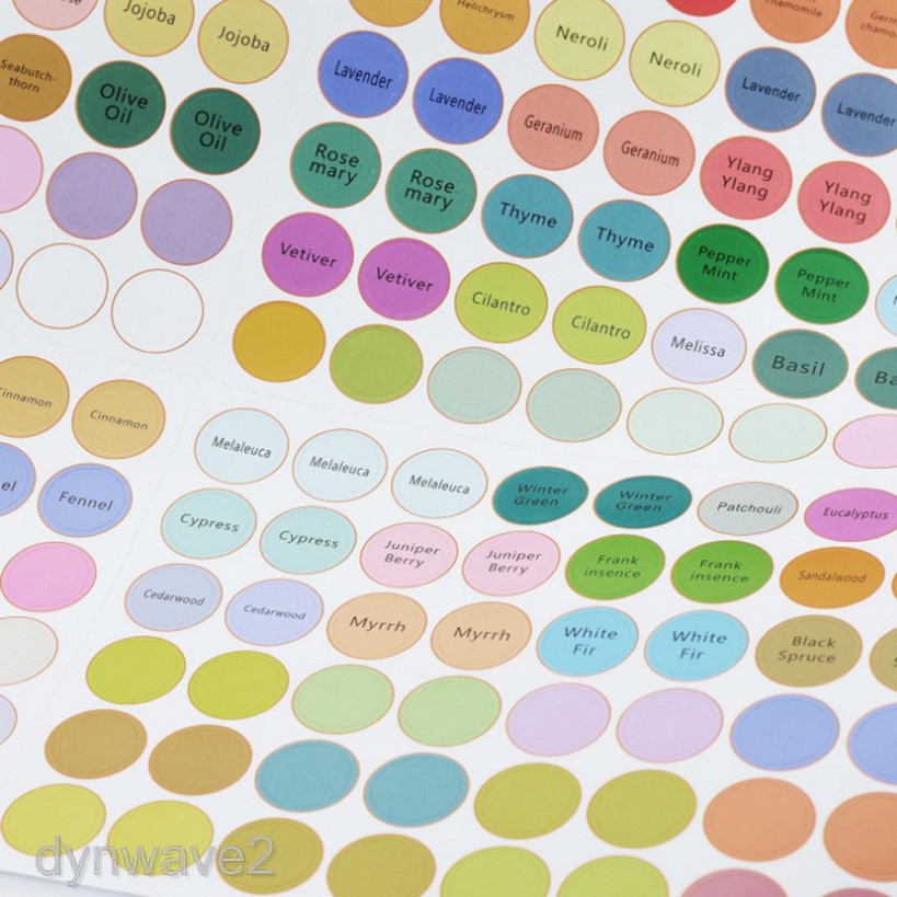 aromatherapy stickers