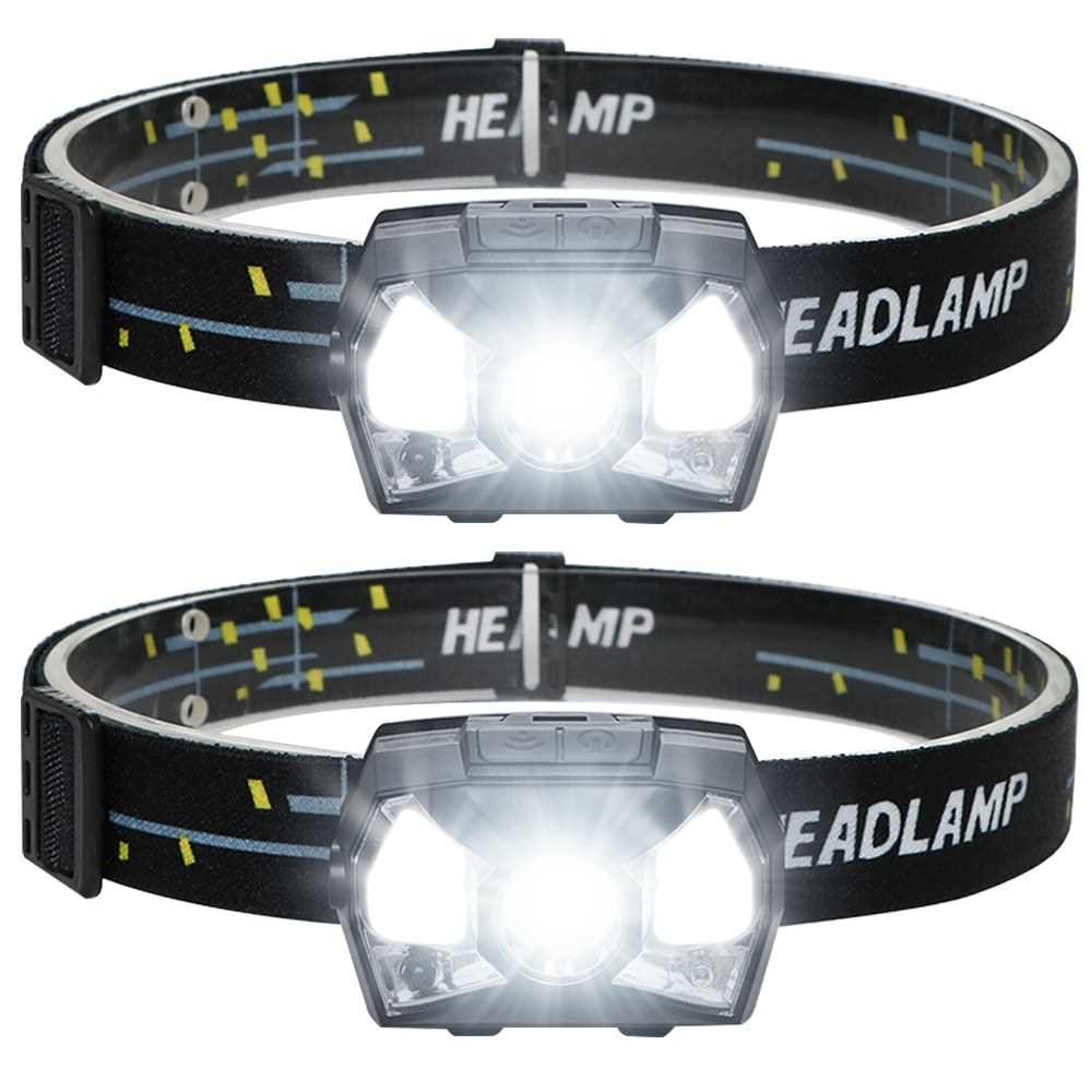 Rechargeable Led Headlamp Strong Light Induction Headlamp Standard Shopee Malaysia