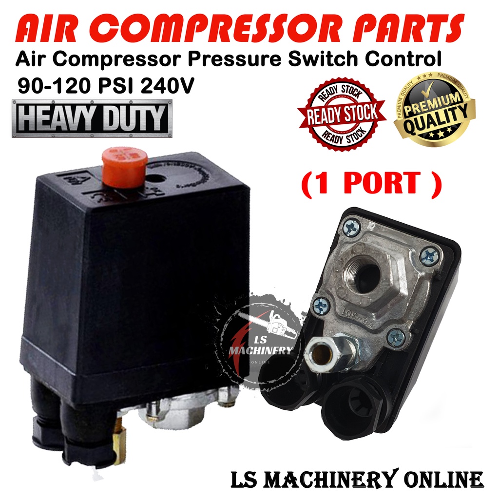 Heavy Duty Air Compressor Pressure Switch Control Valve Automatic Trip