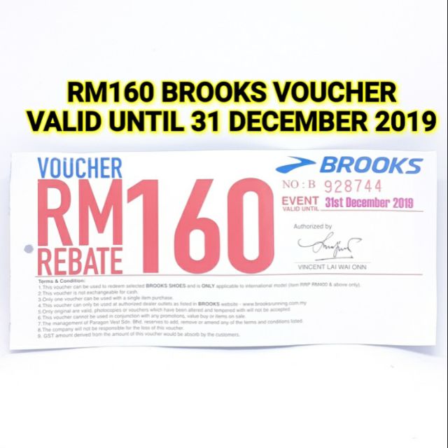 RM160 Brooks Voucher Shoes Coupon Sport Stores Brook Kupon | Shopee Malaysia