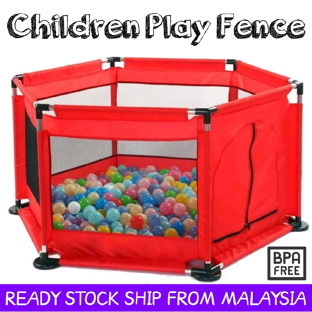 Kids Baby Children Crawling Mat Foldable Playground Safety Play Fence