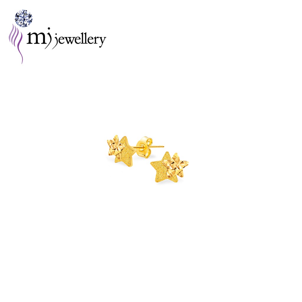 Buy Mj Jewellery 916 Gold Earring S118 Seetracker Malaysia