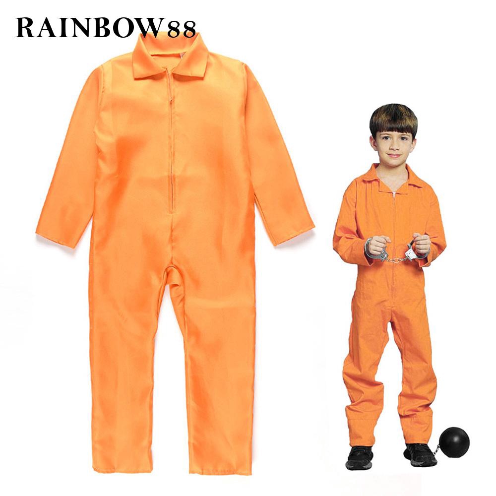 kids orange jumpsuit