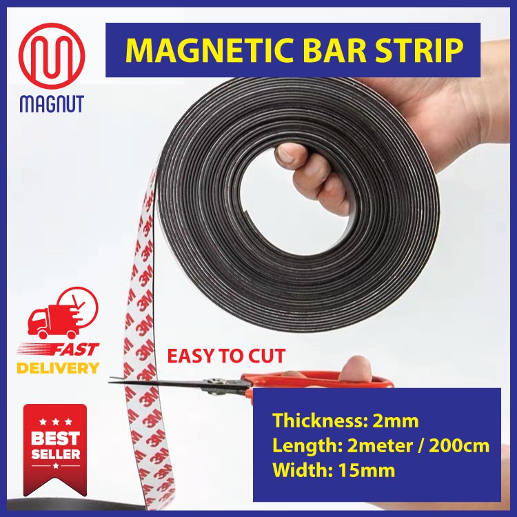 bar strip ( 2 meter x 15mm ) thickness 2mm , come with 3M