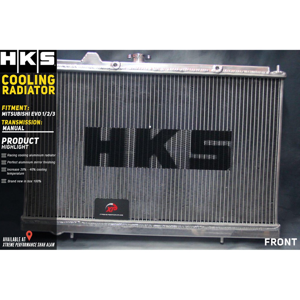 RADIATOR SPORT HKS PROTON MITSUBISHI EVO 123 MT | Shopee Malaysia