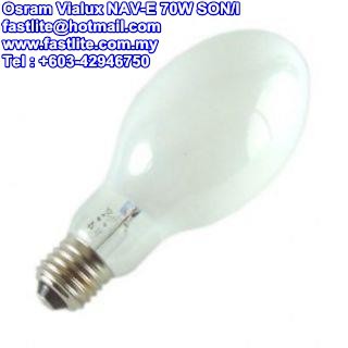 1 Stück Osram Natriumdampf Hochdrucklampe Vialox NAV-E SON-E 70W E27 O 