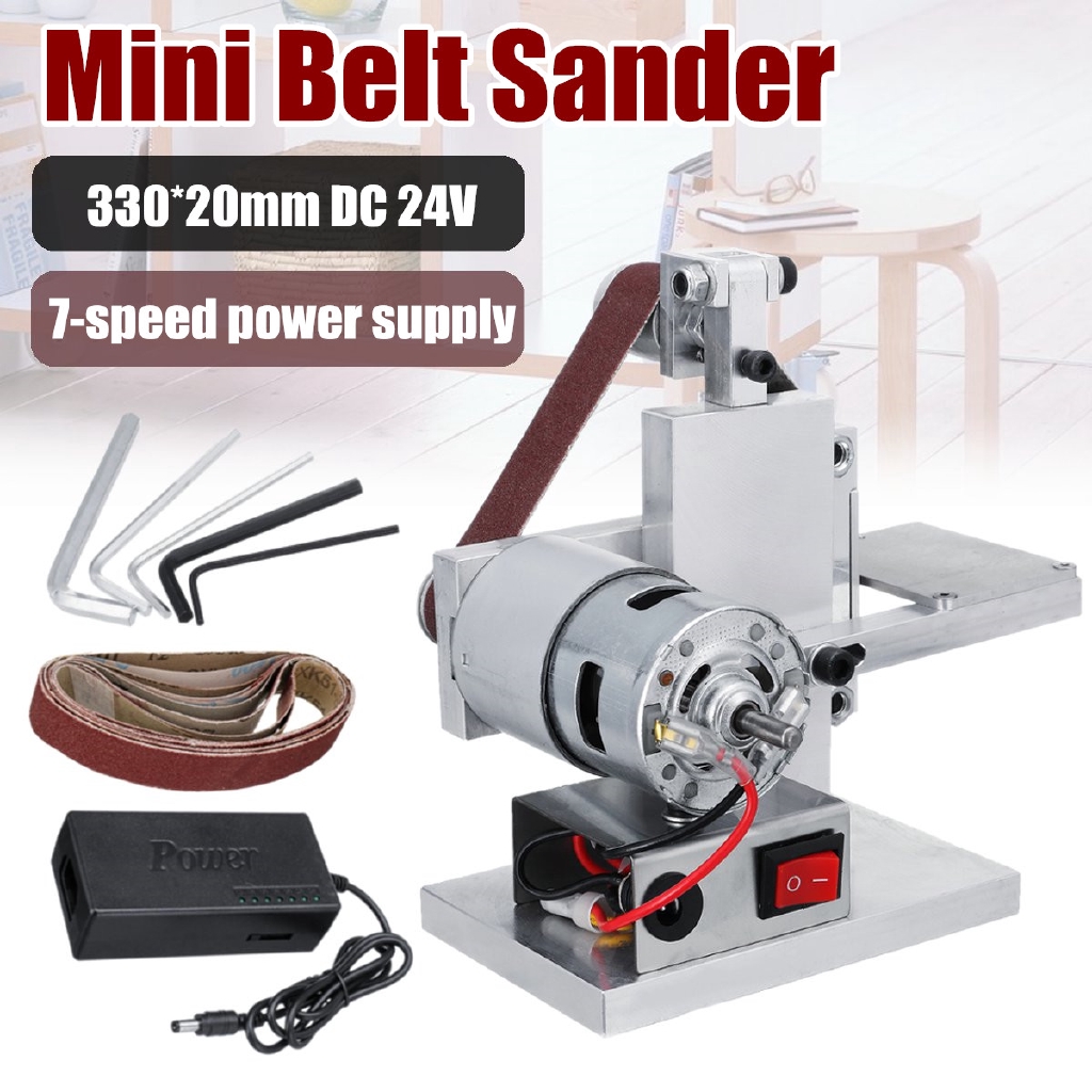 Diy Mini Belt Sander Machine Bench Mount 330x20mm 7speed Control
