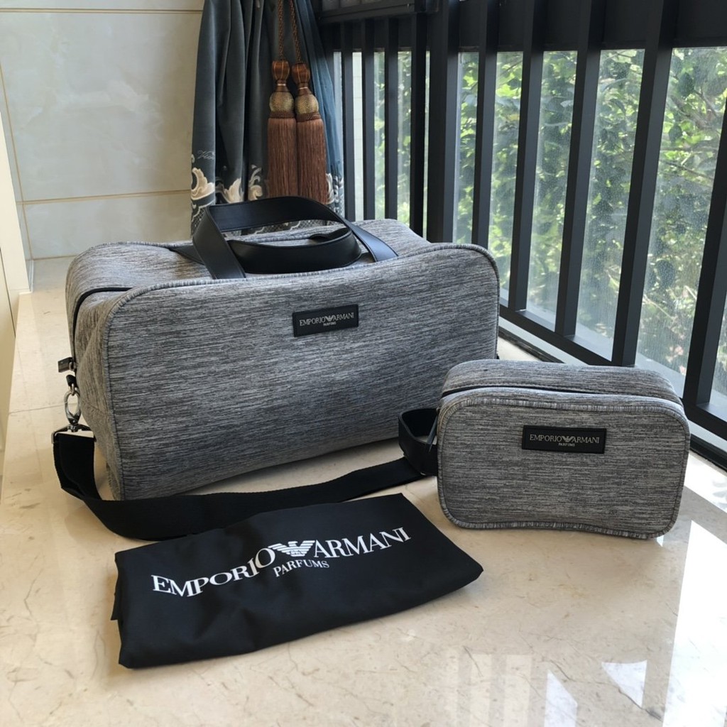 emporio armani travel bag