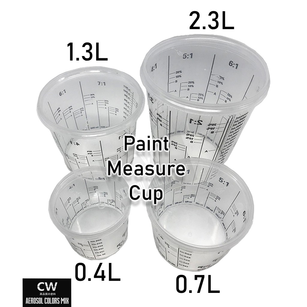 Automotive Paints Mixing Measure Cups For Paint CW Shopee Malaysia   53b9ba24f5b9b5823c1ac42cdad1b82f