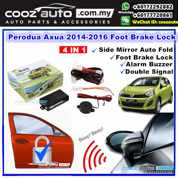 A Mark Perodua Axia 2014 2016 4 In 1 Foot Brake Auto Door Lock