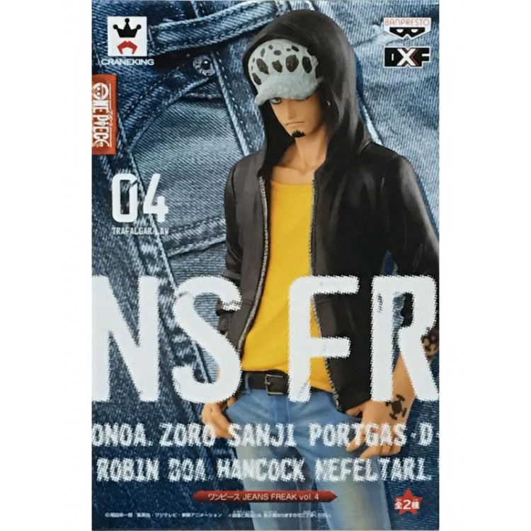 Trafalgar Law Figure A Banpresto One Piece Jeans Freak Series Vol 4 Animation Art Characters Collectibles