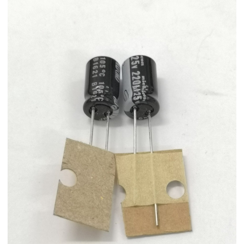 Nichicon 2uf 25v 105 C Radial Capacitor 8mm X 11 5mm Shopee Malaysia