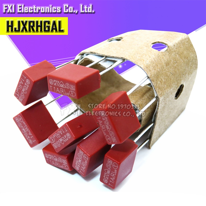 10pcs Fuse 2A 1A 3.15A 4A 5A 6.3A 250V 392 Square Plastic Fuse T2A LCD