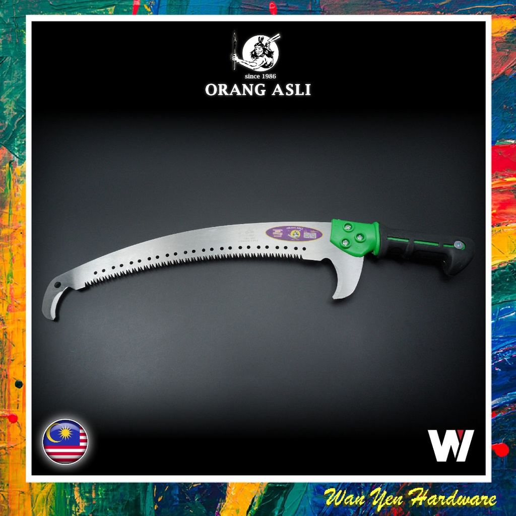 Orang Asli - Gergaji Dahan Pokok w PVC Handle / Tree Pruner / Tree Branch Saw